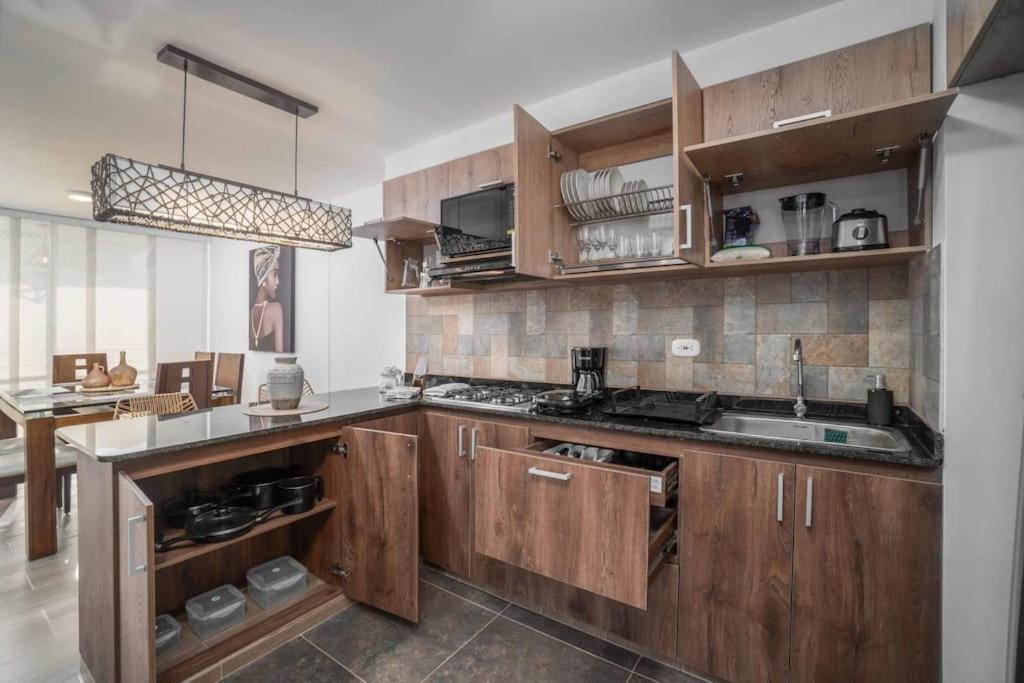 Apartament Apto En Ciudad Guabinas - Via Cali -Yumbo Con Piscina Y Aires Zewnętrze zdjęcie